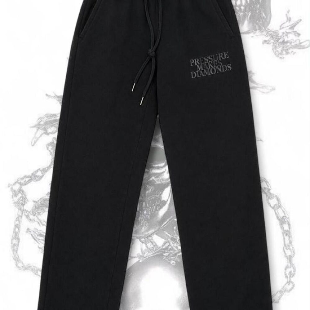 Unbranded Men's Black Joggers-tracksuits
